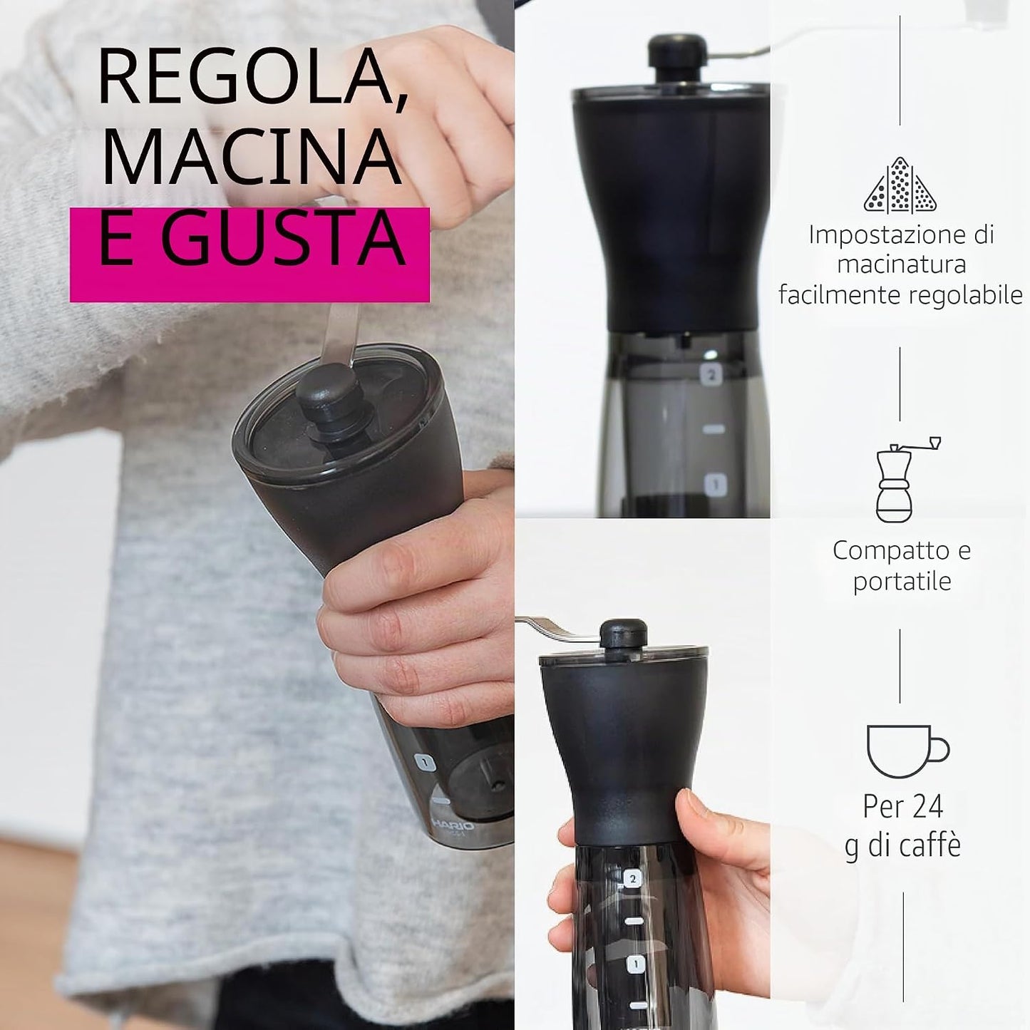 Hario Macinacaffe' manuale